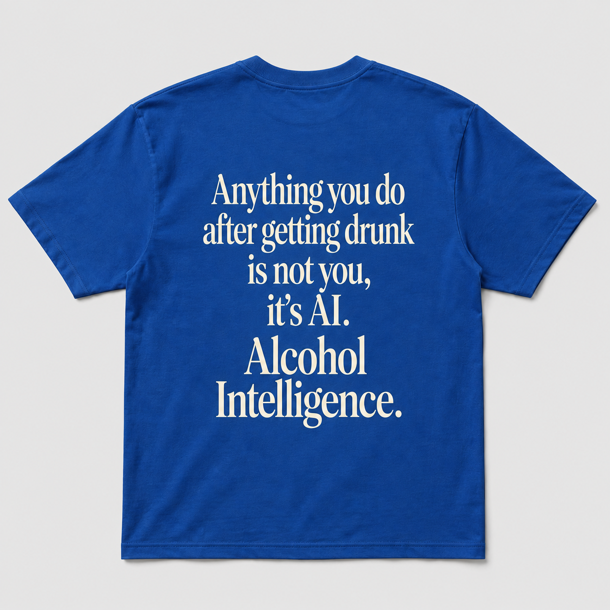 Alcohol Intelligence Funny Drinking Humor T-Shirt