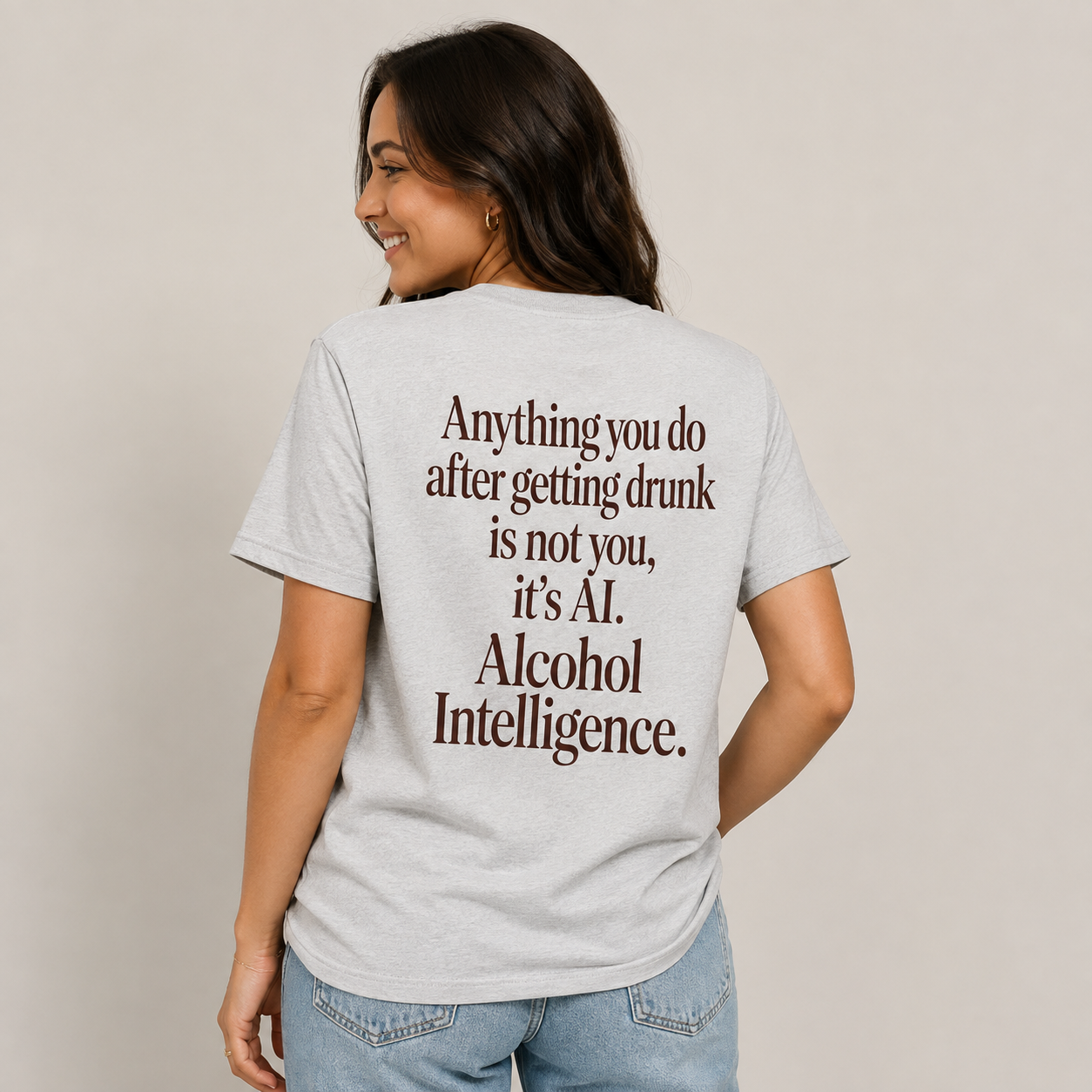 Alcohol Intelligence Funny Drinking Humor T-Shirt